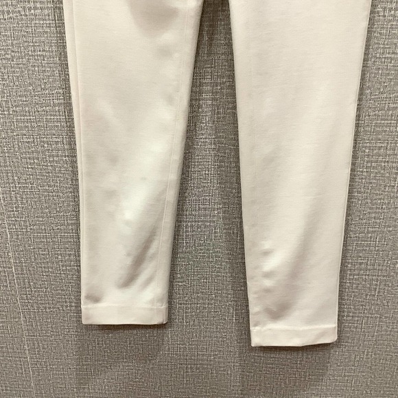 Winter White Skinny Ponte Stretch Womens Pants Comfort Waistband 4P Petite - Picture 4 of 7